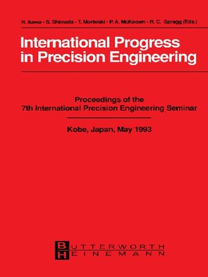 cover image of International Progress in Precision Engineering